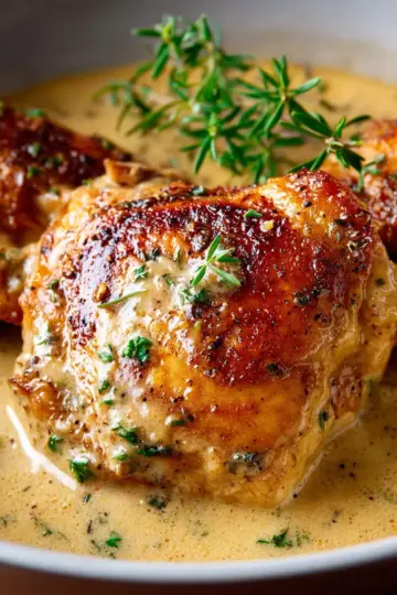 Creamy French Mustard Chicken