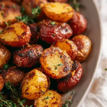 Roasted Baby Potatoes (with Honey Mustard)
