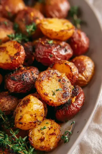 Roasted Baby Potatoes (with Honey Mustard)