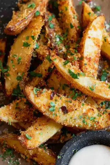 Baked Garlic Parmesan Potato Wedges