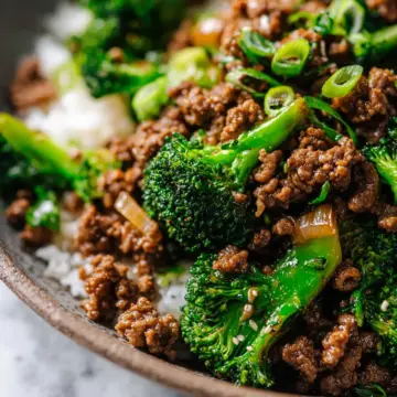 Ground Beef and Broccoli Stir Fry