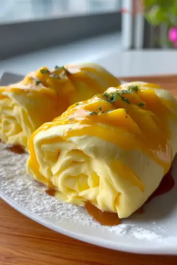 Mango Crepe Roll