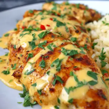 Mexican Chicken with Cheese Sauce