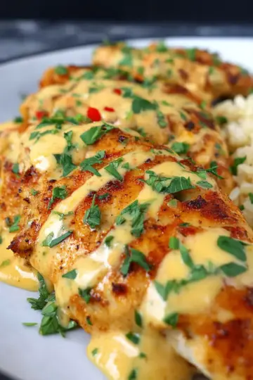 Mexican Chicken with Cheese Sauce