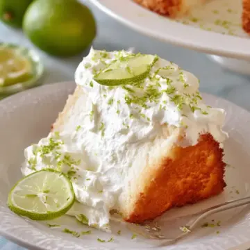 Key Lime Angel Food Cake