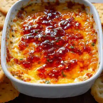 Pepper Jelly Cheese Dip (with or without bacon)