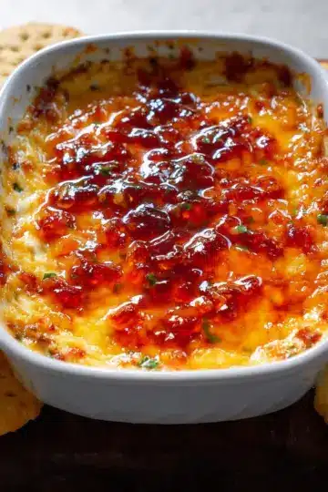 Pepper Jelly Cheese Dip (with or without bacon)