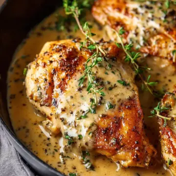 Chicken in White Wine Sauce