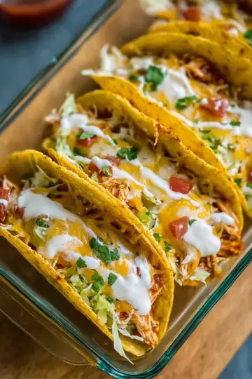 Baked Chicken Tacos Recipe