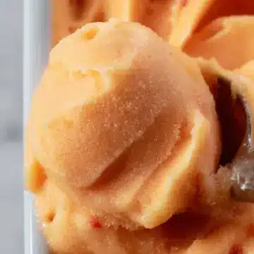 The Best Peach Sorbet Without Ice Cream Maker