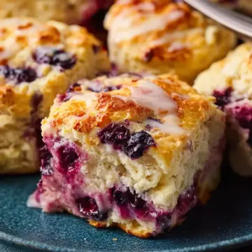 Blueberry Butter Swim Biscuits