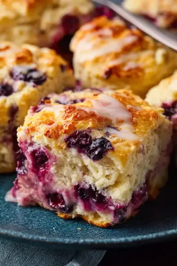 Blueberry Butter Swim Biscuits