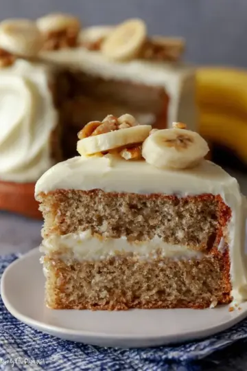 Banana Cake with Cream Cheese Frosting