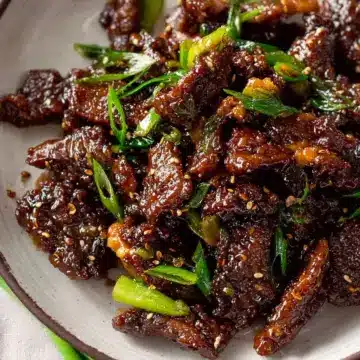 Crispy Sticky Mongolian Beef