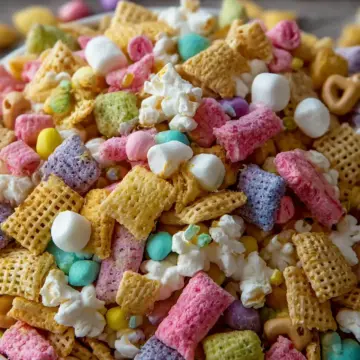 Easy Unicorn Party Snack Mix