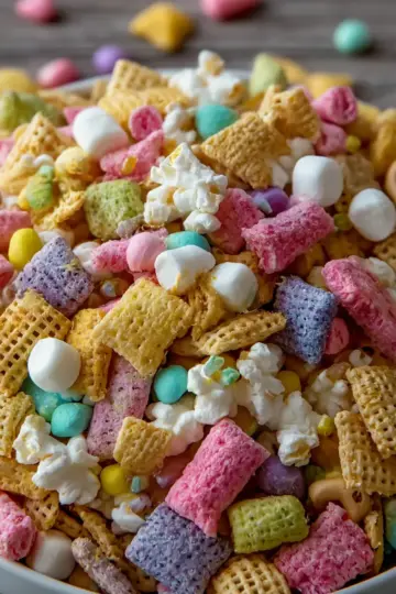 Easy Unicorn Party Snack Mix