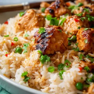 Homemade Bang Bang Chicken and Rice Bake