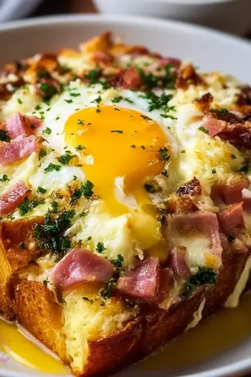 Overnight Eggs Benedict Casserole