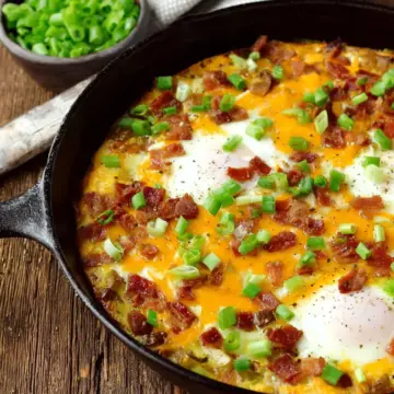 Loaded Baked Potato Breakfast Skillet