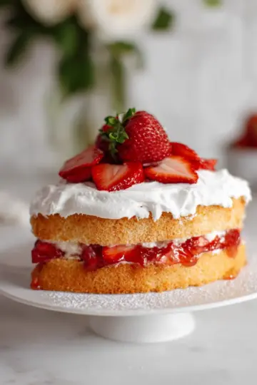 Strawberry Shortcake Cake