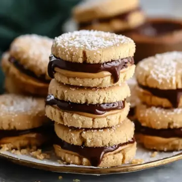 Homemade Peanut Butter Sandwich Cookies