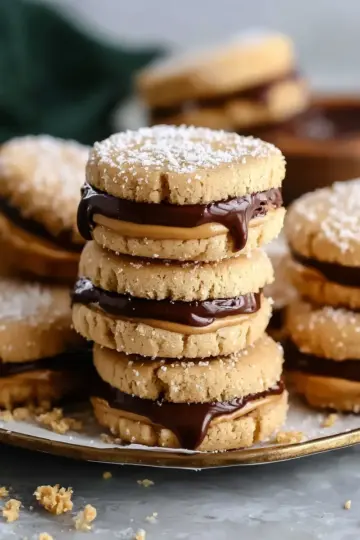 Homemade Peanut Butter Sandwich Cookies
