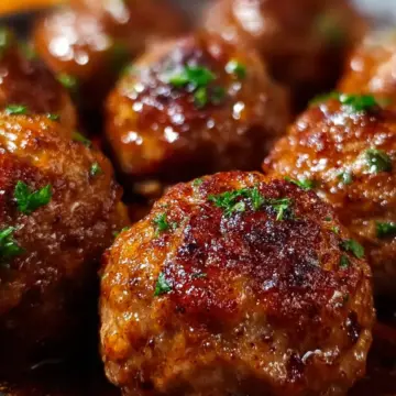 Easy Baked Beef Meatballs