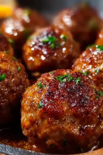 Easy Baked Beef Meatballs