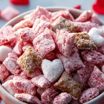 Strawberry Cheesecake Puppy Chow