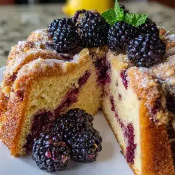 Blackberry Lemon Coffee Cake