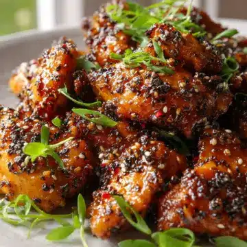 Delicious Garlic Black Pepper Chicken Recipe for Flavor Lovers