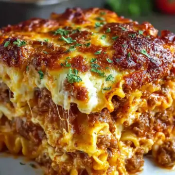 Homemade Cowboy Lasagna Recipe – Easy Cheesy Baked Pasta