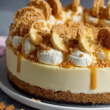 No-Bake Banana Pudding Cheesecake