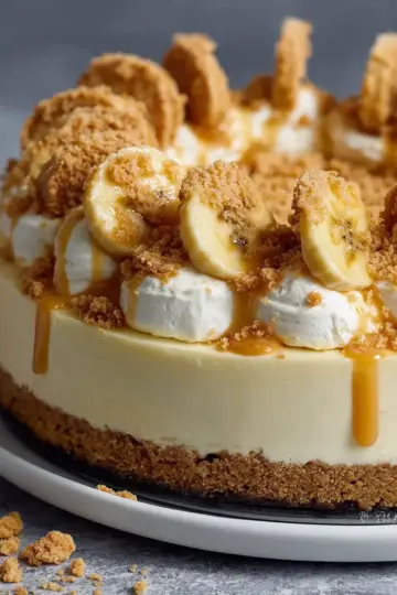 No-Bake Banana Pudding Cheesecake