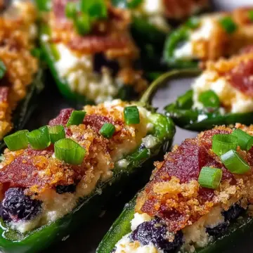 Blueberry Brie Jalapeño Poppers: An Amazing Ultimate Recipe