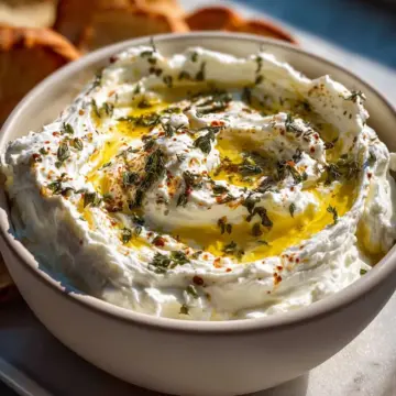 The Ultimate 5-Minute Creamy Garlic Whipped Feta Dip