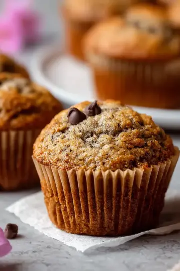 Homemade High Protein Banana Bread Muffins