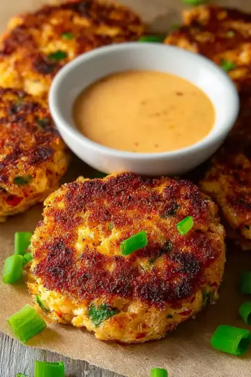 Quick Keto Bang Bang Salmon Cakes