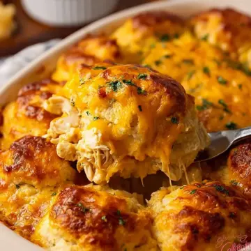 Chicken Bubble Biscuit Bake