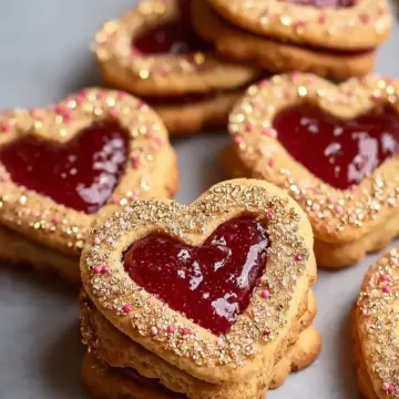 Sweet Heart Jam Cookies