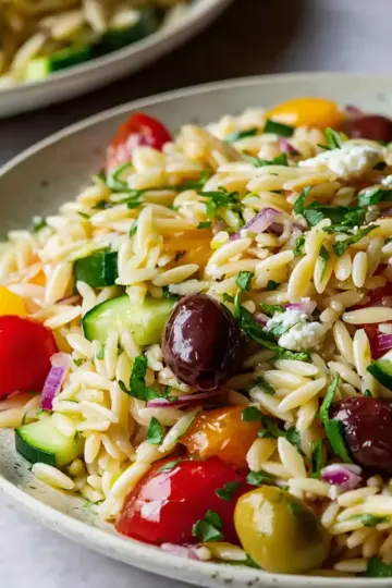 Mediterranean Easter Orzo Salad