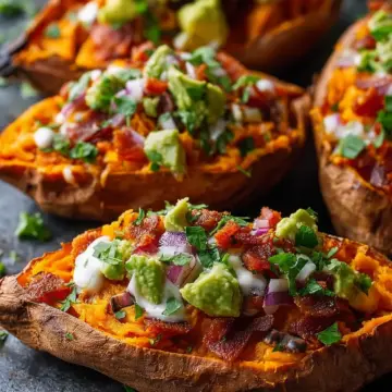 Easy Loaded Sweet Potato Boats for a Flavor-Packed Dinner
