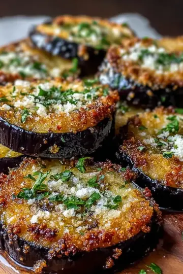 Delicious Garlic Herb Crusted Eggplant Slices: An Incredible 5-Star Recipe