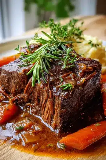 Herb Braised Beef Chuck Roast: Tender, Flavorful Comfort Food