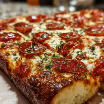 New York Bakery-Style Sicilian Pizza