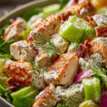 Creamy Crunch Chicken Salad Delight