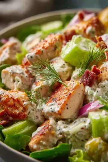 Creamy Crunch Chicken Salad Delight