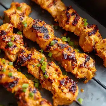 Tasty Air Fryer Bang Bang Chicken Skewers