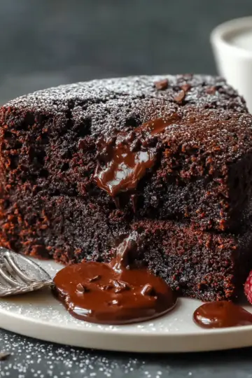 Ultra-Fudgy Vegan & Gluten-Free Chocolate Cake That Melts in Every Bite
