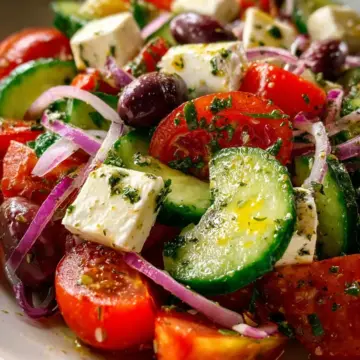 Authentic Mediterranean Greek Salad